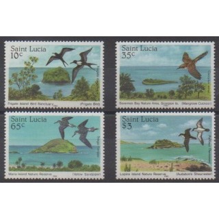 Buy this set of stamps of St. Lucia of the year 1985 (Nb 759/762).