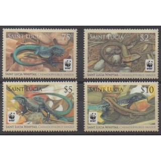 Buy this set of stamps of St. Lucia of the year 2008 (Nb 1257/1260).