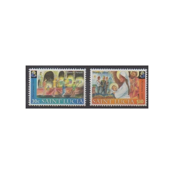 Acheter cette série de timbres de Sainte-Lucie de l'année 2007 (No 1251/1252).