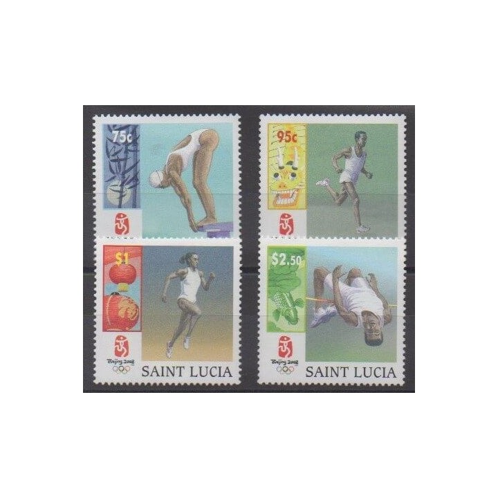 Buy this set of stamps of St. Lucia of the year 2008 (Nb 1253/1256).