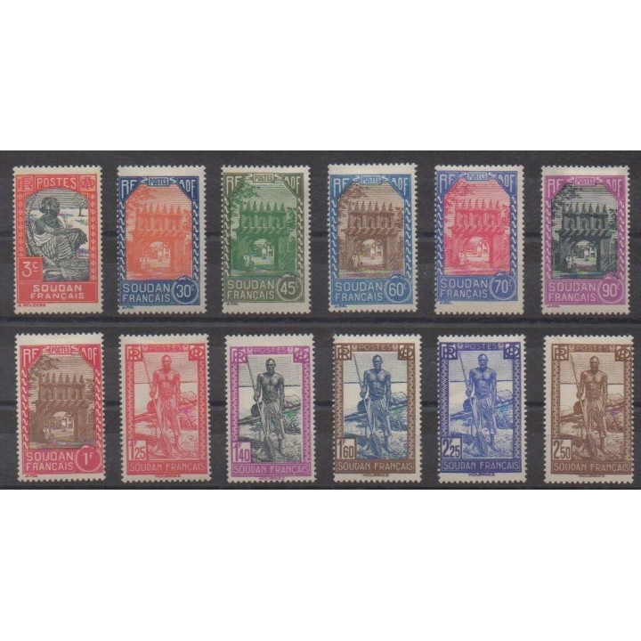 Buy this set of stamps of Sudan of the year 1939 (110/121). - Mint hinged - Mint hinged