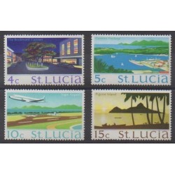 Sainte-Lucie - 1975 - No 371A/371D - Sites