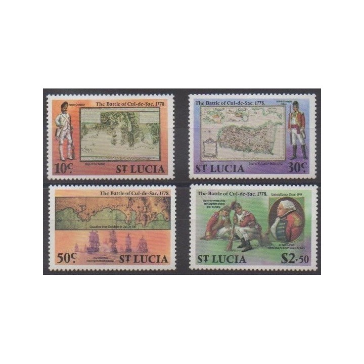 Buy this set of stamps of St. Lucia of the year 1978 (Nb 444/447).