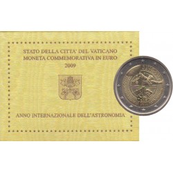 2 euro commémorative - Vatican - 2009 - Année Internationale de l'Astronomie