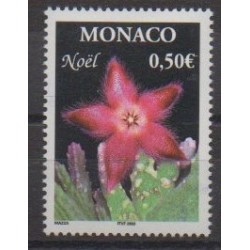 Monaco - 2003 - No 2415 - Noël - Fleurs