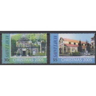 Acheter cette série de timbres de Sainte-Lucie de l'année 2005 (No 1220/1221).