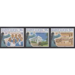St. Lucia - 2005 - Nb 1212/1214 - Religion