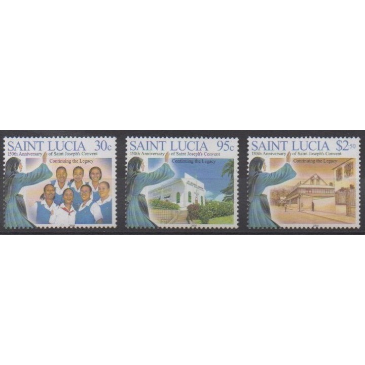 Acheter cette série de timbres de Sainte-Lucie de l'année 2005 (No 1212/1214).