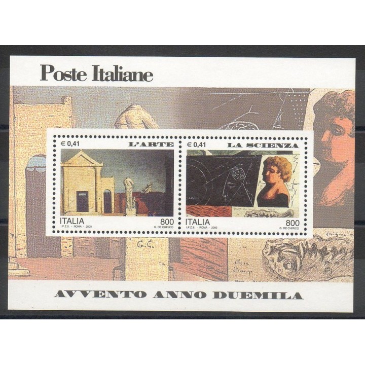 Stamps  - Italy - 2000 - Nb BF 23
