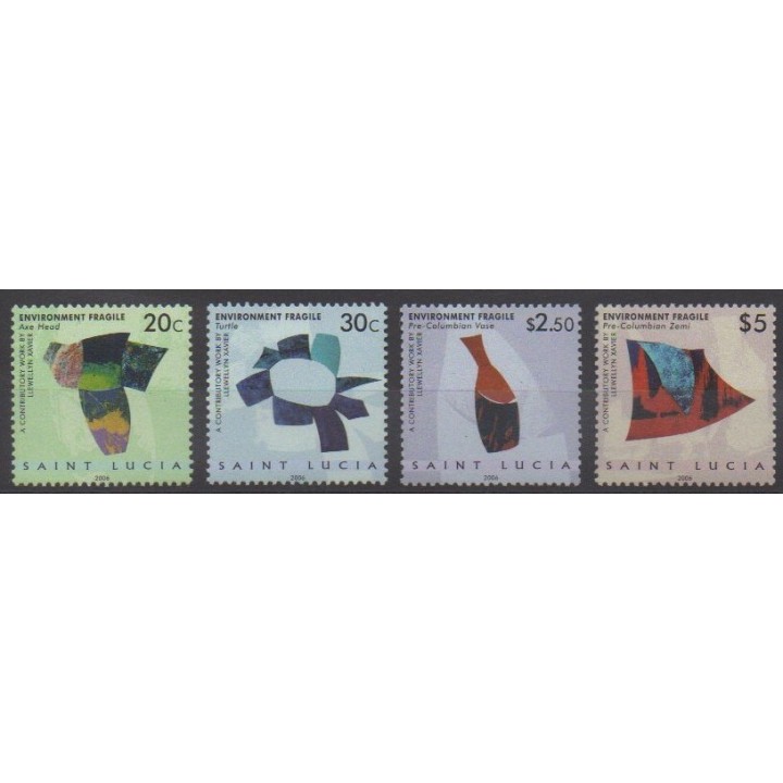 Buy this set of stamps of St. Lucia of the year 2006 (Nb 1236/1239).