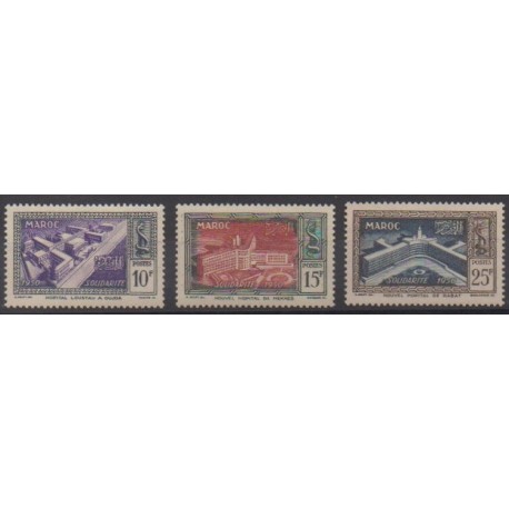 Morocco - 1951 - Nb 302/304
