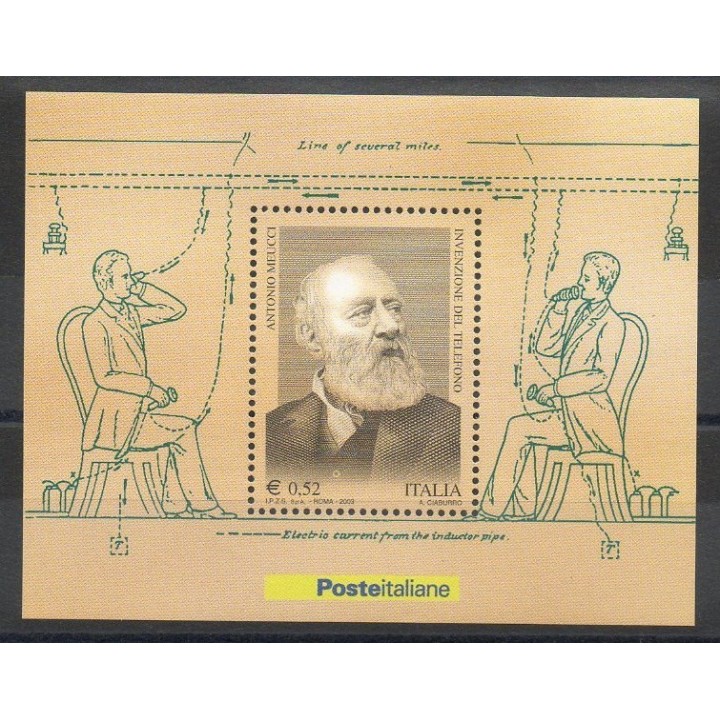 Timbres - Thème sciences et techniques - Italie - 2003- No BF 34