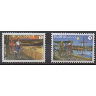 Acheter cette série de timbres de Belgique de l'année 2008 (3772/3773).