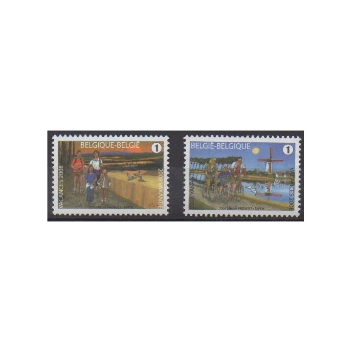 Acheter cette série de timbres de Belgique de l'année 2008 (3772/3773).