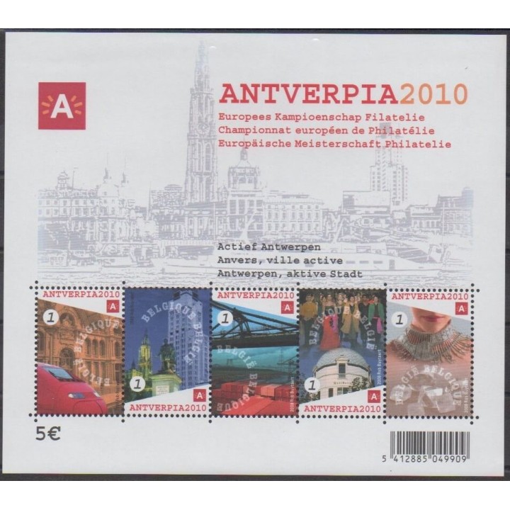 Buy this souvenir sheet  of Belgium of the year 2008 (Nb BF125).