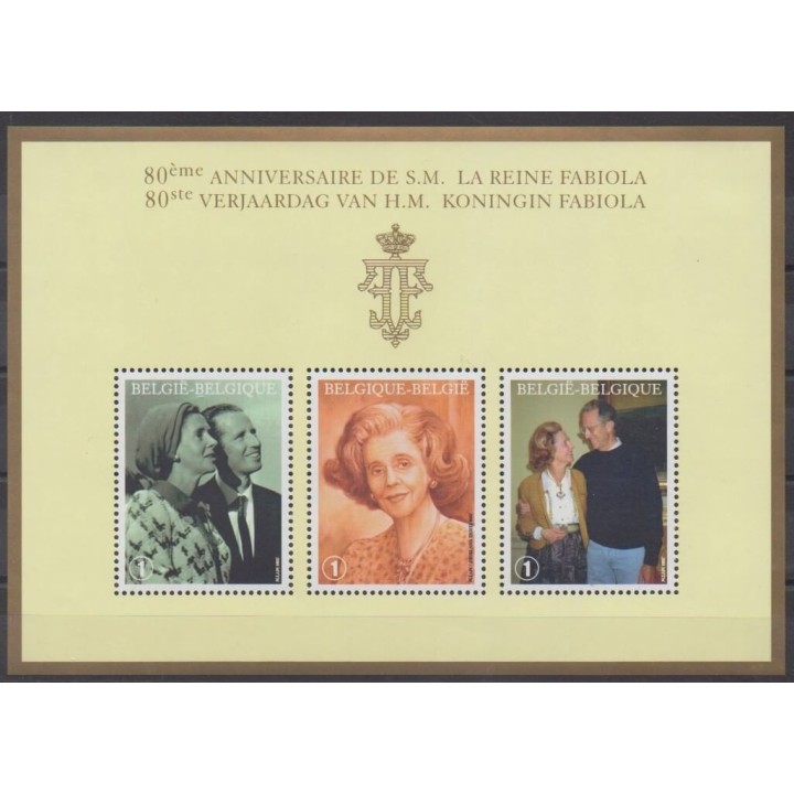 Acheter ce bloc-feuillet de Belgique de l'année 2008 (No BF127).