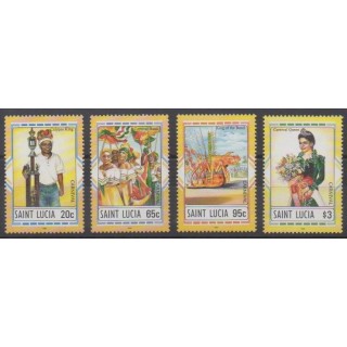 Buy this set of stamps of St. Lucia of the year 1996 (Nb 1027/1030).
