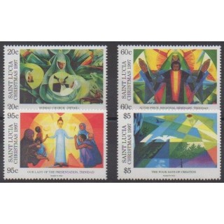 Buy this set of stamps of St. Lucia of the year 1997 (Nb 1075/1078).