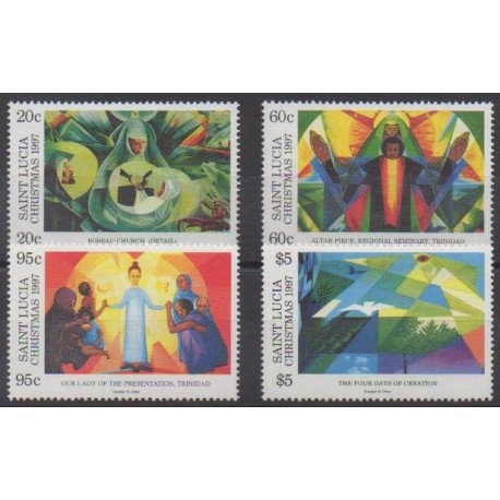 St. Lucia - 1997 - Nb 1075/1078 - Christmas