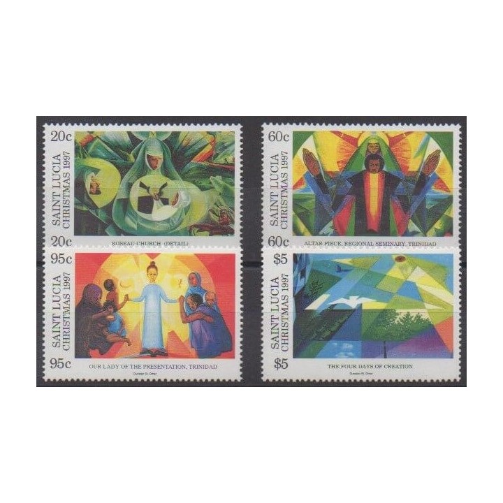 Buy this set of stamps of St. Lucia of the year 1997 (Nb 1075/1078).