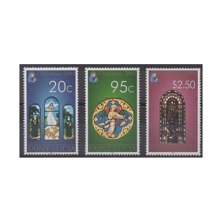 Acheter cette série de timbres de Sainte-Lucie de l'année 2001 (No 1145/1147).