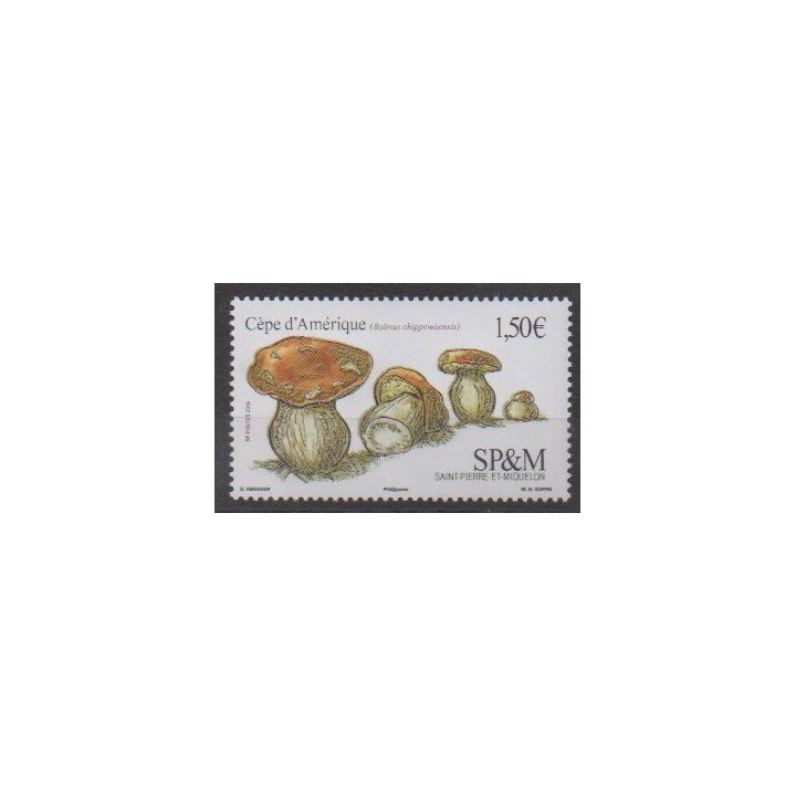 Buy this stamp of Saint-Pierre et Miquelon of the year 2019 (Le cèpe d'Amérique).