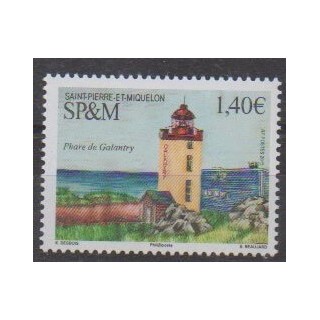 Acheter ce timbre de Saint-Pierre et Miquelon de l'année 2019 (Phare de Galantry).