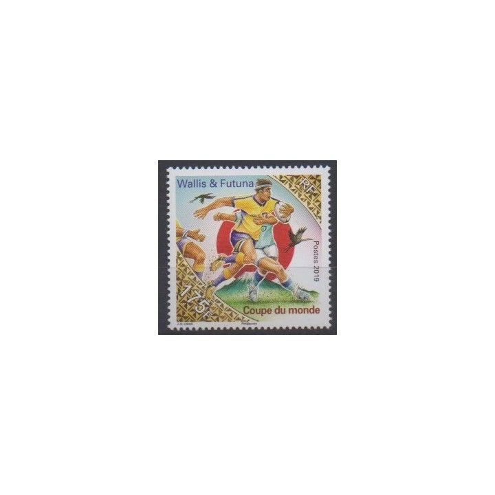 Buy this stamp of Wallis et Futuna of the year 2019 (Coupe du monde de Rugby).