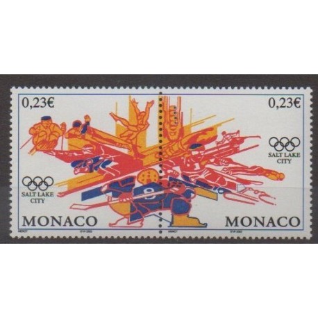 Monaco - 2002 - Nb 2336/2337 - Winter Olympics