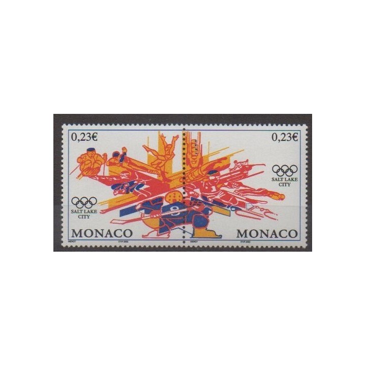 Buy this set of stamps of Monaco of the year 2002 (Nb 2336/2337).