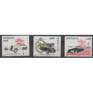 Acheter cette série de timbres de Monaco de l'année 2002 (No 2369/2371).