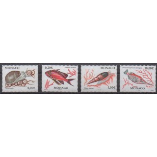 Buy this set of stamps of Monaco of the year 2002 (Nb 2327/2330).