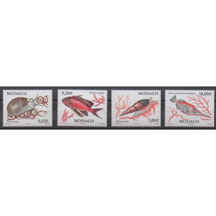Buy this set of stamps of Monaco of the year 2002 (Nb 2327/2330).
