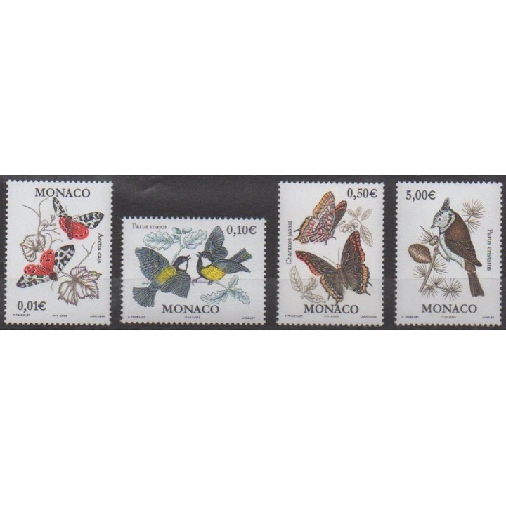 Acheter cette série de timbres de Monaco de l'année 2002 (No 2323/2326).