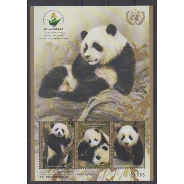 Acheter ce feuillet des Nations Unies (bureau de New-York) de l'année 2019 (No F1654).
