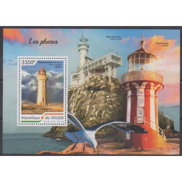 Acheter ce bloc-feuillet du Niger  de l'année 2018 (BF Phare de Brighton).