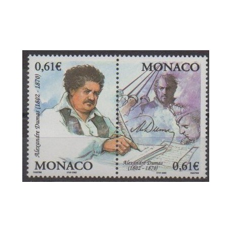 Monaco - 2002 - No 2363/2364 - Littérature