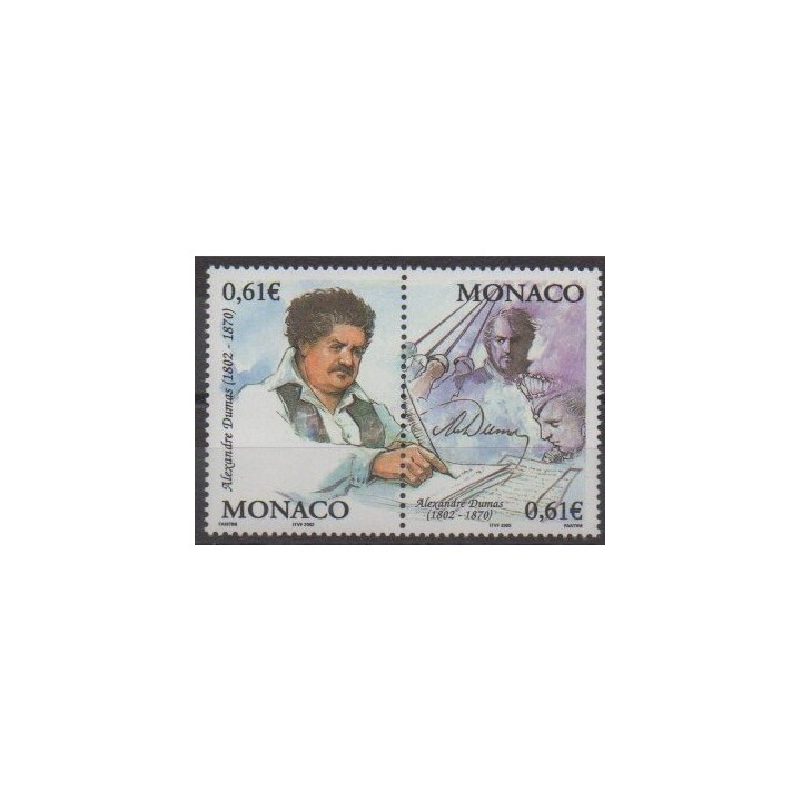 Acheter cette série de timbres de Monaco de l'année 2002 (No 2363/2364).