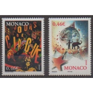 Buy this set of stamps of Monaco of the year 2002 (Nb 2347/2348).