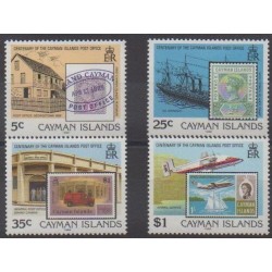 Caïmans (Iles) - 1989 - No 634/637 - Timbres sur timbres