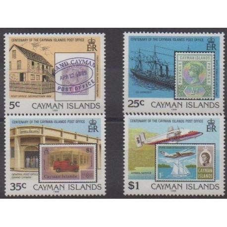Cayman ( Islands) - 1989 - Nb 634/637 - Stamps on stamps