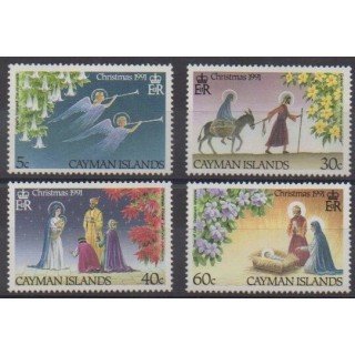 Acheter cette série de timbres des îles Caïmans  de l'année 1991 (No 674/677).