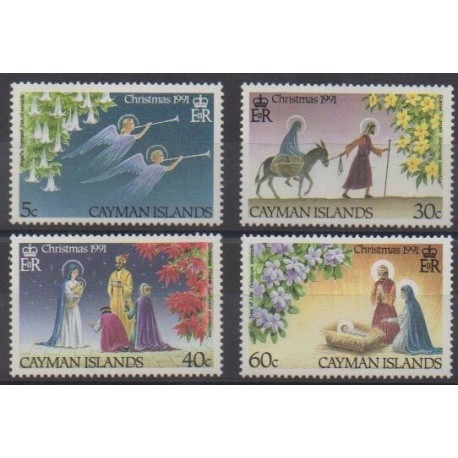 Caïmans (Iles) - 1991 - No 674/677 - Noël