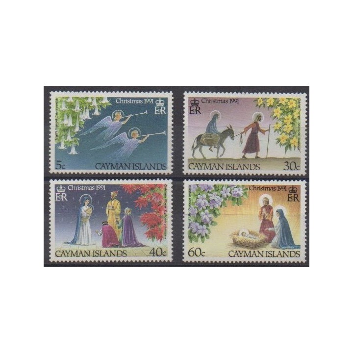 Acheter cette série de timbres des îles Caïmans  de l'année 1991 (No 674/677).