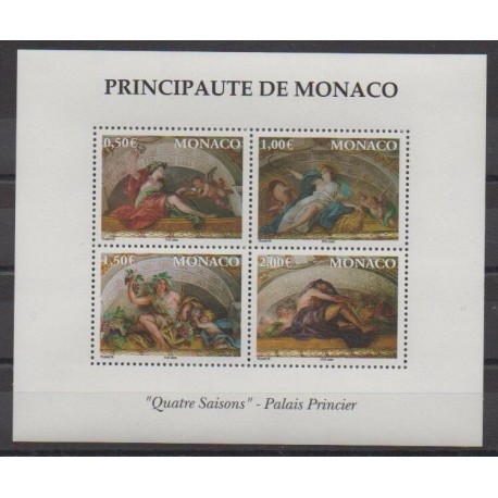 Monaco - Blocks and sheets - 2002 - Nb BF87 - Paintings