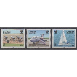 Acheter cette série de timbres des îles Caïmans  de l'année 1988 (No 629/631).
