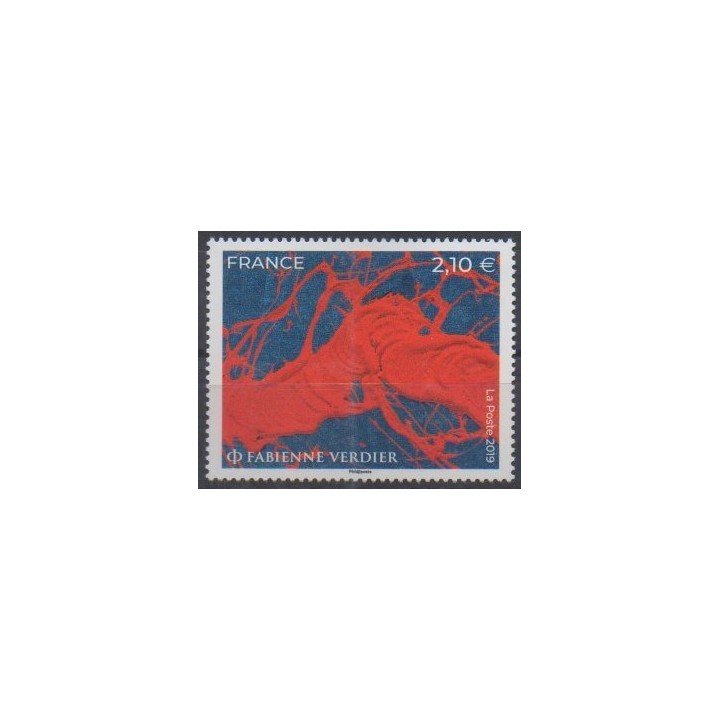 Buy this stamp of France of the year 2019 (Fabienne Verdier).