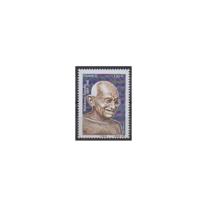 Acheter ce timbre de France de l'année 2019 (Gandhi).
