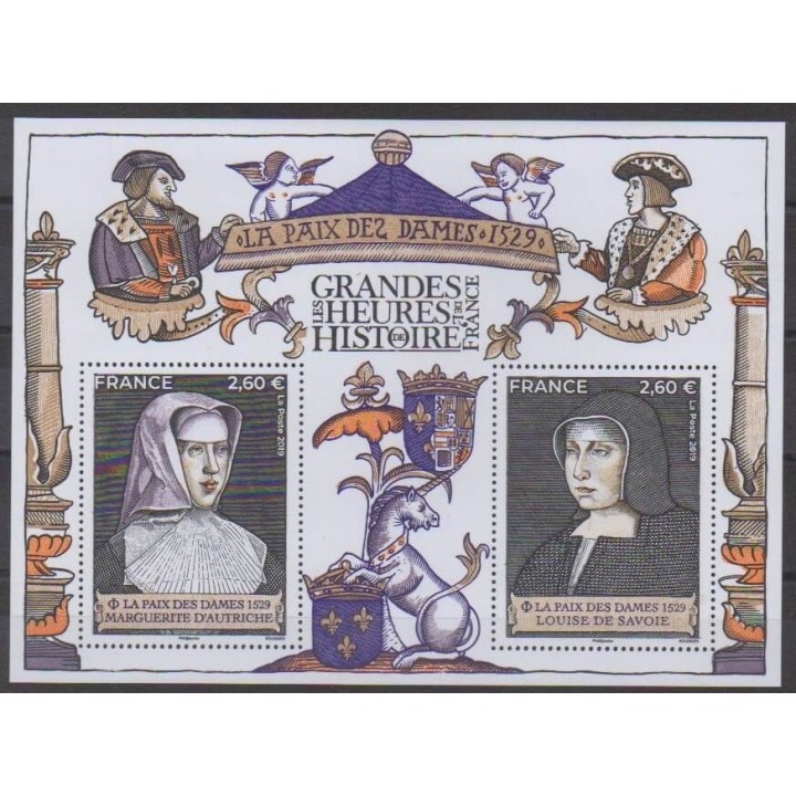 Buy this stamp of France of the year 2019 (La Paix des Dames).