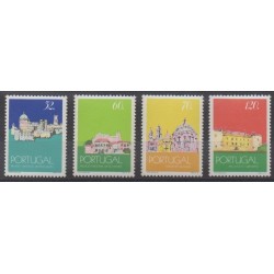 Portugal - 1990 - No 1816/1819 - Châteaux
